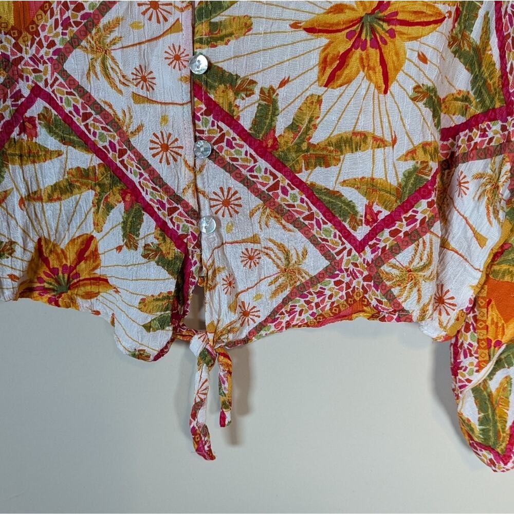 Haute Hippie Boho Hippy Festival Colorful Blouse - Picture 5 of 11